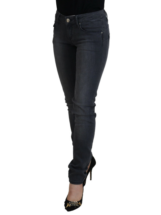 Jeans & Pants Chic Gray Low Waist Skinny Jeans 460,00 € 8034166585738 | Planet-Deluxe