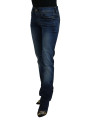 Jeans & Pants Chic Low Waist Denim Pants in Blue 460,00 € 8033983771355 | Planet-Deluxe