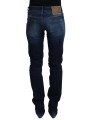 Jeans & Pants Chic Low Waist Denim Pants in Blue 460,00 € 8033983771355 | Planet-Deluxe