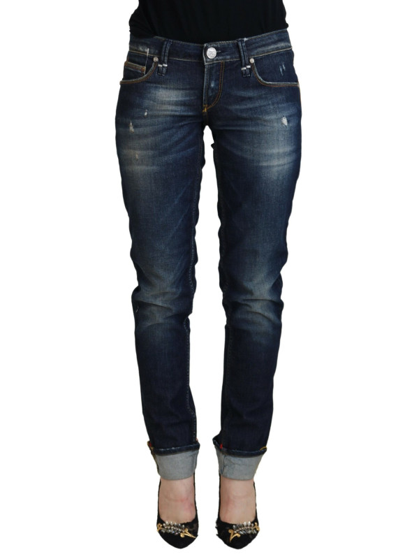 Jeans & Pants Elegant Slim Fit Low Waist Denim Pants 460,00 € 8058301885705 | Planet-Deluxe