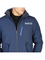 Sparco blaue gepolsterte Winterjacke