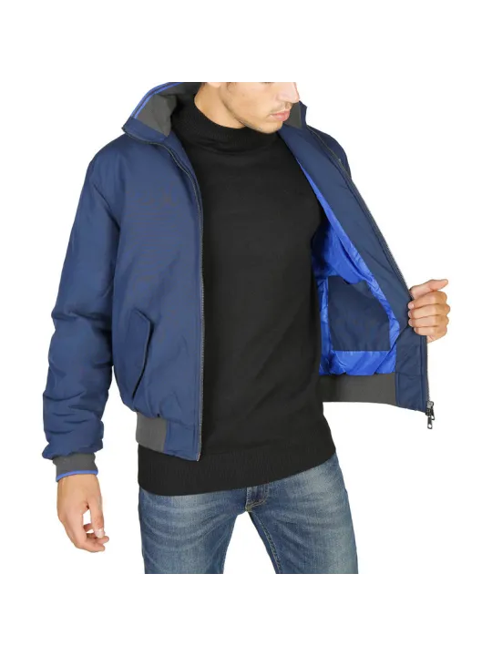 Sparco blaue gepolsterte Herrenjacke