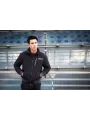 Schwarze Sparco Jacke mit blauem Reißverschluss
