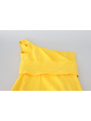 Dresses Elegant Yellow One-Shoulder Midi Dress 4.790,00 € 8057155981861 | Planet-Deluxe