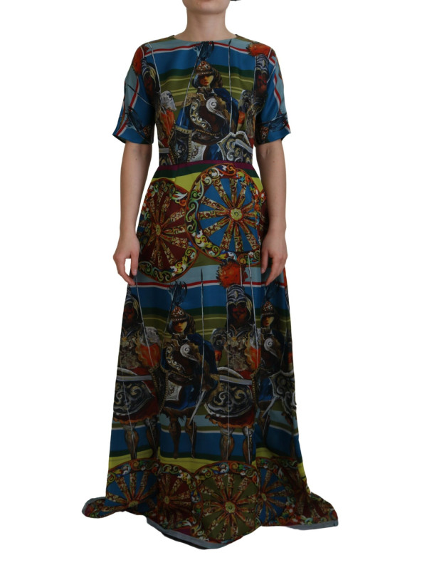 Dresses Sicilian Elegance Long Silk Dress 6.160,00 € 8059226246664 | Planet-Deluxe