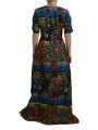 Dresses Sicilian Elegance Long Silk Dress 6.160,00 € 8059226246664 | Planet-Deluxe