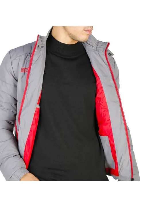 Graue Sparco INDY Daunenjacke für Herren