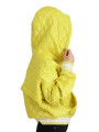 Jackets & Coats Elegant Yellow Hooded Jacket 4.540,00 € 8050249422400 | Planet-Deluxe