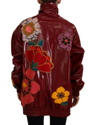 Jackets & Coats Maroon Floral Luxe Jacket 5.090,00 € 8057142132894 | Planet-Deluxe