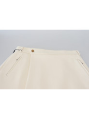 Skirts Elegant High Waist Virgin Wool Skirt 1.650,00 € 8050249421694 | Planet-Deluxe