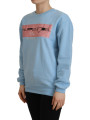 Sweaters Elegant Light Blue Long Sleeve Sweater 430,00 € 8050246185742 | Planet-Deluxe