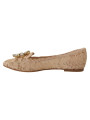 Flat Shoes Elegant Beige Lace Vally Flats with Crystal Accent 1.580,00 € 8058696052720 | Planet-Deluxe