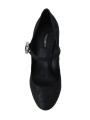 Pumps Elegant Black Crystal Brocade Pumps 1.660,00 € 8057001300174 | Planet-Deluxe