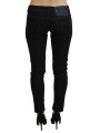 Jeans & Pants Sleek Cotton Slim Fit Denim In Black 480,00 € 8050246186770 | Planet-Deluxe