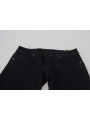 Jeans & Pants Sleek Cotton Slim Fit Denim In Black 480,00 € 8050246186770 | Planet-Deluxe