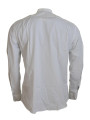 Shirts Exquisite White Cotton Formal Shirt 1.850,00 € 8052087216630 | Planet-Deluxe