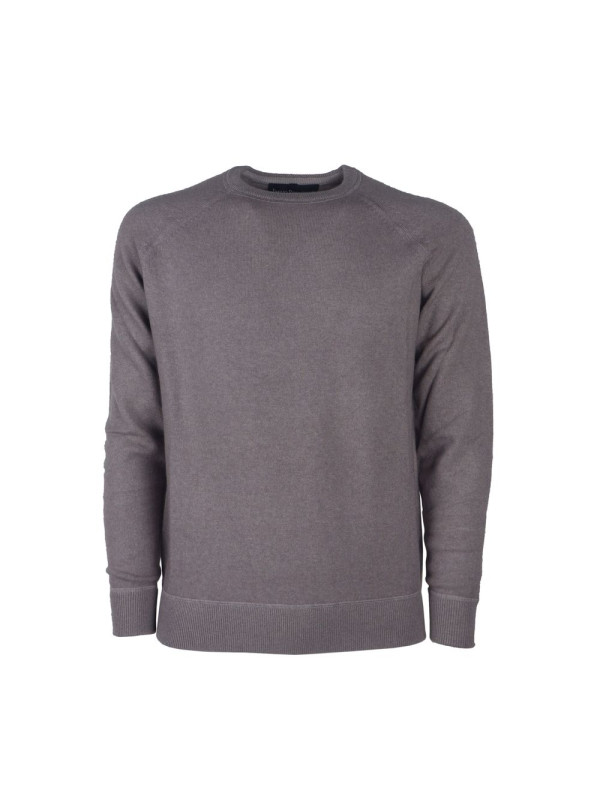 Sweaters Elegant Gray Cashmere Crew Neck Sweater 620,00 € 8050246662731 | Planet-Deluxe