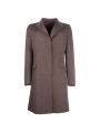 Jackets & Coats Elegant Woolen Brown Coat for Women 2.900,00 € 8050246662885 | Planet-Deluxe