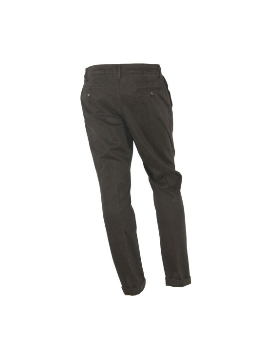 Jeans & Pants Elegant Brown Winter Trousers 290,00 € 8050246665329 | Planet-Deluxe