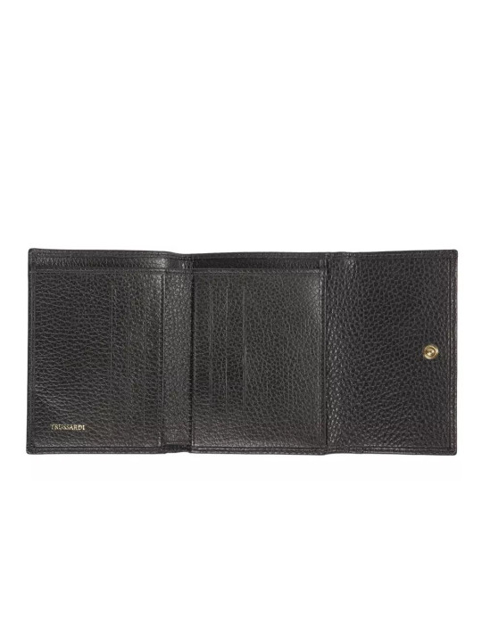 Wallets Elegant Black Leather Women's Wallet 170,00 € 8052085647481 | Planet-Deluxe