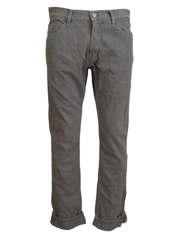 Jeans & Pants Sleek Regular Denim Gray Jeans 410,00 € 8034166065469 | Planet-Deluxe