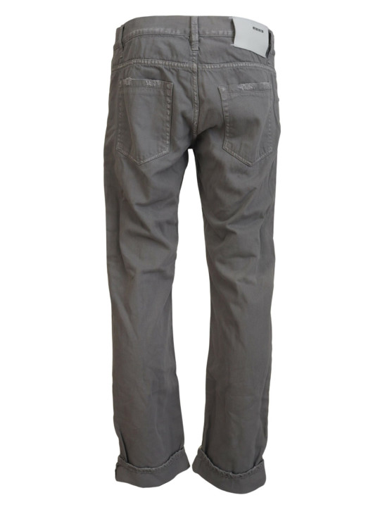 Jeans & Pants Sleek Regular Denim Gray Jeans 410,00 € 8034166065469 | Planet-Deluxe