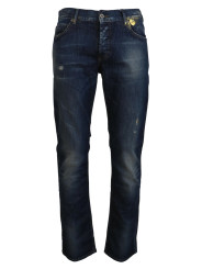 Jeans & Pants Chic Regular Blue Denim for Sophisticated Style 380,00 € 8033752288923 | Planet-Deluxe