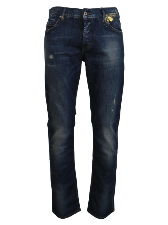 Jeans & Pants Chic Regular Blue Denim for Sophisticated Style 380,00 € 8033752288923 | Planet-Deluxe