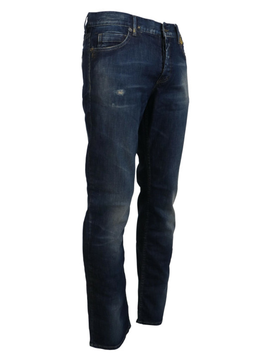 Jeans & Pants Chic Regular Blue Denim for Sophisticated Style 380,00 € 8033752288923 | Planet-Deluxe