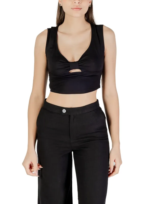 "Only Tops im Sale | Only Schwarzes Frühlings-Sommer Top online kaufen"|Planet-Deluxe