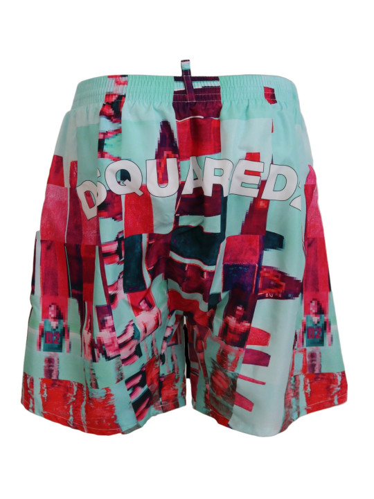 Swimwear Multicolor Printed Swim Shorts Boxer 660,00 € 8032674686299 | Planet-Deluxe