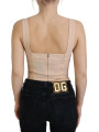 Tops & T-Shirts Elegant Beige Bustier Corset Top 1.260,00 € 8054319560290 | Planet-Deluxe