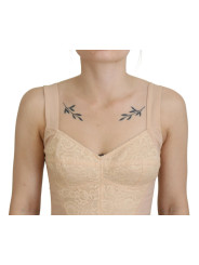 Tops & T-Shirts Elegant Beige Bustier Corset Top 1.260,00 € 8054319560290 | Planet-Deluxe