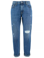 Jeans & Pants Timeless Blue Distressed Cotton Denim 150,00 € 8050716349896 | Planet-Deluxe