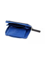 Wallets Sleek Black Leather Card Holder with Blue Accents 220,00 € 8058841259431 | Planet-Deluxe