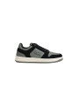 Schwarze EA7 Sportschuhe Seitenansicht