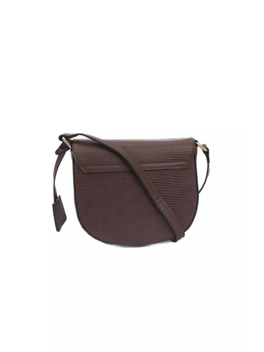 Crossbody Bags Chic Brown Crossbody Elegance with Golden Accents 330,00 € 2000051019875 | Planet-Deluxe