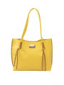 Handbags Chic Yellow Handbag with Golden Accents 310,00 € 2000051517814 | Planet-Deluxe