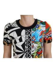 Tops & T-Shirts Elegant Multicolor Cotton Casual Tee 1.660,00 € 8057142072596 | Planet-Deluxe