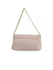 Shoulder Bags Chic Pink Leather Shoulder Bag with Golden Accents 220,00 € 2000050026300 | Planet-Deluxe