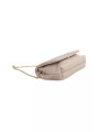 Shoulder Bags Chic Pink Leather Shoulder Bag with Golden Accents 220,00 € 2000050026300 | Planet-Deluxe