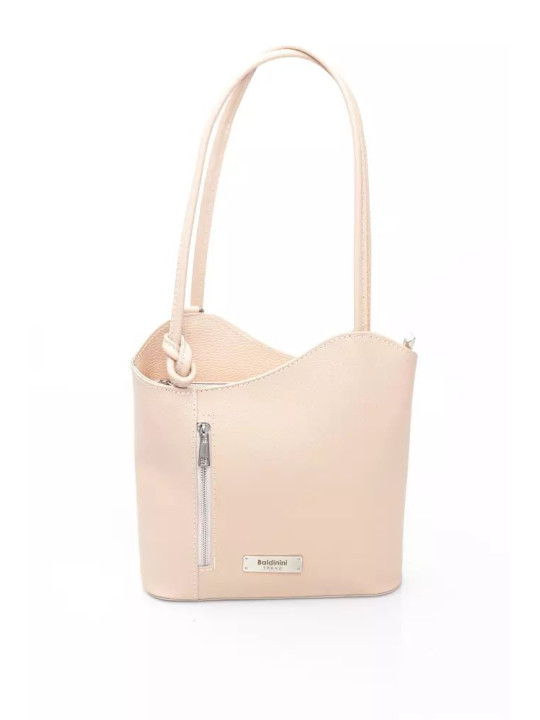 Shoulder Bags Chic Pink Leather Backpack for Sophisticated Style 350,00 € 2000050857119 | Planet-Deluxe