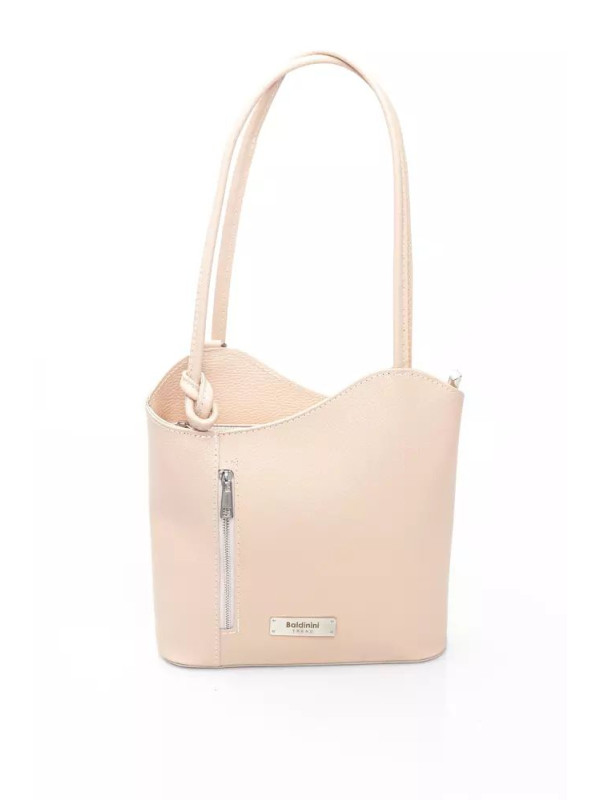 Shoulder Bags Chic Pink Leather Backpack for Sophisticated Style 350,00 € 2000050857119 | Planet-Deluxe