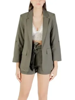 Only Damen Blazer Sattgrün - Frühling/Sommer, Vordertaschen