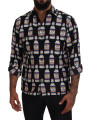 Shirts Elegant Silk Casual Long Sleeve Shirt 2.240,00 € 8053286843931 | Planet-Deluxe