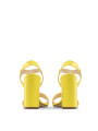 Gelbe italienische Blockabsatz-Sandalette ANGELA_GIALLO