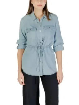 Only Azurblau Damenbluse - Frühling/Sommer Highlight