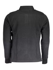 Polo Shirt Elegant Long Sleeve Black Polo Shirt 340,00 € 7613431373686 | Planet-Deluxe