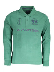 Polo Shirt Elegant Long Sleeve Green Polo 340,00 € 7613431373556 | Planet-Deluxe