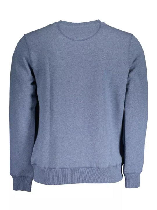Sweaters Elegant Blue Round Neck Sweatshirt 150,00 € 8300825499334 | Planet-Deluxe